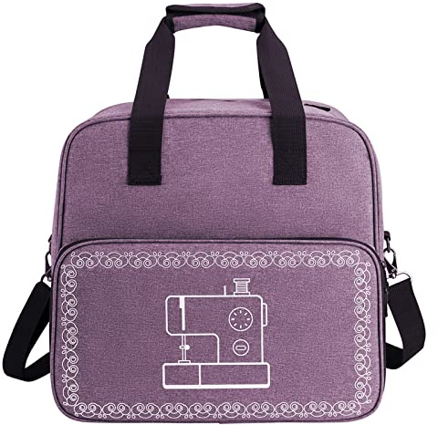 Idezek Organizer per Macchine da Cucire | Borsa per Macchina da Cucire Leggera | Custodia da Trasporto Compatibile con la Maggior Parte delle Macchine e Brother Standard