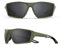 TOREGE Polarisierte Sport-Sonnenbrille für Männer und Frauen, Schießen, Radfahren, Laufen, Golf, Angeln, Sonnenbrille, langlebige Linse, Matte Quicksand & Grey Revo Lens