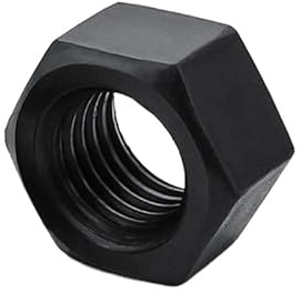 1 STÜCK M8 M10 M12 M14 M16 M18 M20 8,8 Grad Schwarz Sechskantmutter Schraubkappe Feingewindemutter (Size : M10x1.0mm)