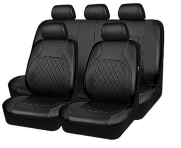 MEIJUAN Autositzbezüge Sitzschoner Set für Buick Lacrosse 1.Generation 2004 2005 2006 2007 2008, Wasserdicht Bequem Rutschfester Leicht Reinigen Innenraum Zubehör,Black