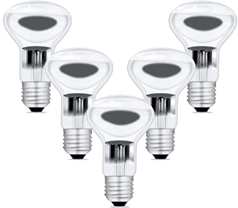 SCNNC ampoule Réflecteur E27 R63 AC220-240 V Intensité variable 550 lm Blanc chaud 2 700 K Spot R63 E27 Lot de 5