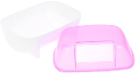 Happyyami 500g Hamster-sandbadezimmer Mit Kunststoffbehälter Und Badesand Für Chinchillas Und Kleine Haustiere Einfach Zu Reinigen Und Widerstandsfähig