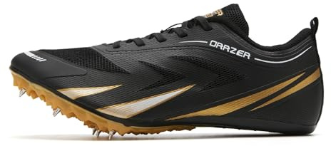 LEOCI Leichtathletikschuhe für Leichtathletik, Netzstoff, atmungsaktiv, leicht, langlebig, für Damen und Jungen