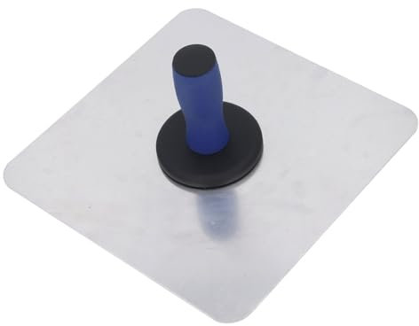 Mortar Board Holder, 30 X 30cm Aluminium Plastering Hawks with Soft Grip Handle, Home Paint with Handle Finishing Plastering Tool for Cement, Mortar, Drywall Application