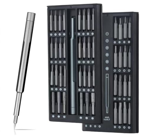 Precision Screwdriver Set, 63 in 1 Mini Repair Tool Kit | Magnetic Repair Tool Kit for Smartphones Laptops Glasses Watches