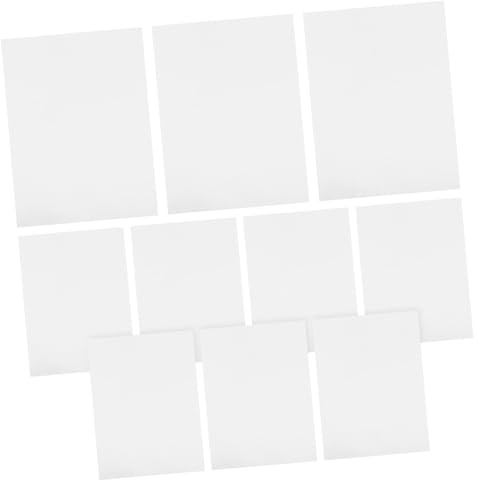 UTHCLO A4 Double Sided Adhesive Sheets 10 Pack Pet for Badges | Bubble-free Finish, High Adhesion and Heat Resistance, Medal Application