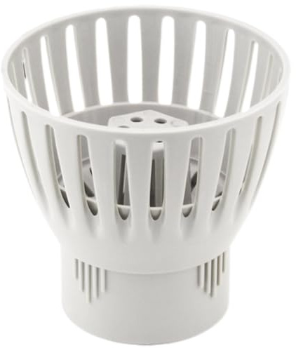 Abaodam Filtre pour Bassin à Poissons Anti-Colmatage Sortie de Drainage Étang Collecte Débris Accessoire Filtration Étang Jardin Protection Feuilles Mortes Dispositif Purification Eau