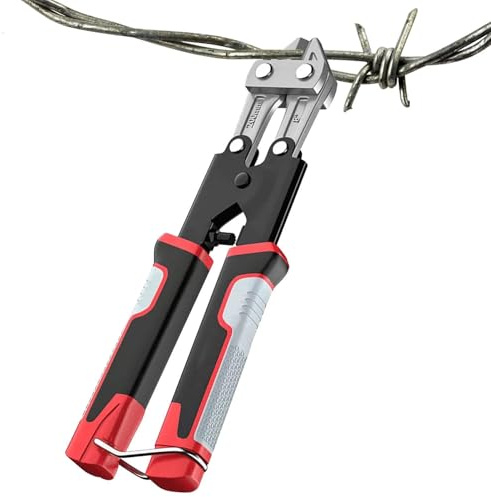 Kneifzange für Eisenarbeiter - Für schwere Arbeiten geeignet und rutschfest | Zange Für Das Schneiden Von Dickem Stahl | Geeignet Für Bauarbeiter Und Automechaniker Sowie Für Baustellen Werkstätten Un
