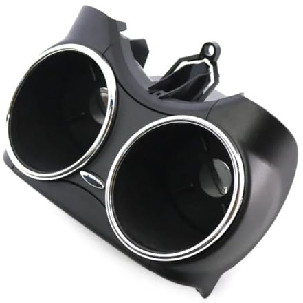 Reposabrazos Coche Compatible con Mercedes Benz CLS C219 W219 2004-2010 Soporte para portavasos de consola central 2196800414 Reposabrazos Organizadores(Glossy Black)