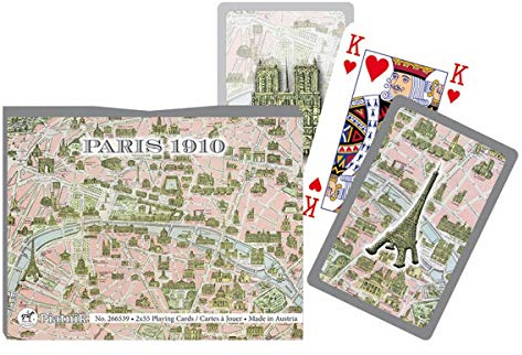 Piatnik Paris 1910: Coffret 2X55 Cartes
