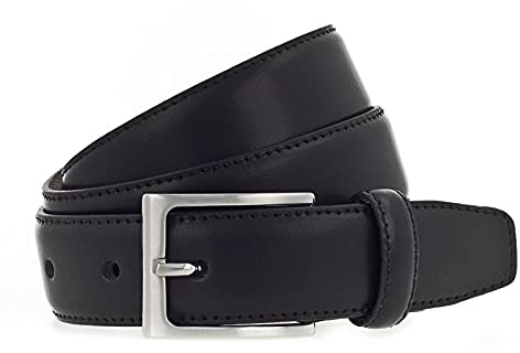 Vanzetti klassischer Kindergürtel, Schwarz, Breite: 3 cm, 65 cm