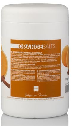 Sali podalici da bagno profumazione ARANCIA e CANNELLA 1KG