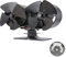 gohantee Stove Fan 8 Blades - Double Log Burner Fan with Double Motors, Silent Heat Powered Stove Top Blower for Gas/Pellet/Wood/Log Burning Stoves with Thermometer