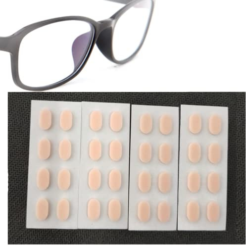 16 paires de plaquettes de nez en mousse souple, coussinets antidérapants pour lunettes, plaquettes de nez antidérapantes auto-adhésives, épaisseur 1 mm, pour lunettes de myopie, lunettes de lecture