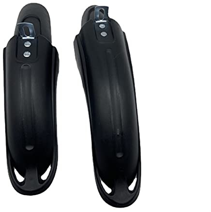 mtb Schutzbleche, Schutzbleche Set, 2 STÜCKE Fahrrad Fender Kotflügel Vorne Hinten Staubdicht for 12/14 zoll Kinder Fahrrad Tragbare Kunststoff Fahrrad Kotflügel Flügel Zubehör, Schwarz Fahrrad Fender