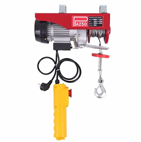 KOZWAY Montacargas eléctrico 250-800kg El Elevador de elevación de elevación de Elevador de elevación portátil de Elevador de gárqueo de gárbaro de Garaje con Control Remoto con Cable (Color : 800kg)