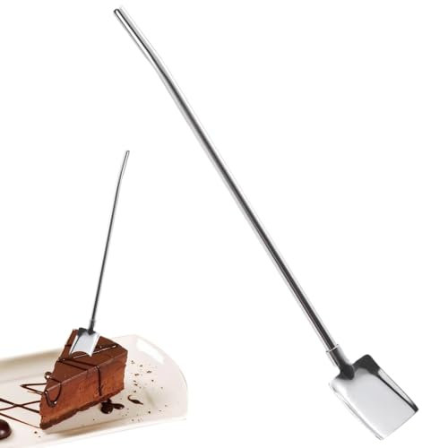 Cucchiaio di paglia in metallo, cucchiaio di paglia in metallo | Cucchiaio in acciaio inossidabile a forma di paletta riutilizzabile in metallo – Cucchiaio da tè 2 in 1 con manico in paglia, cucchiaio