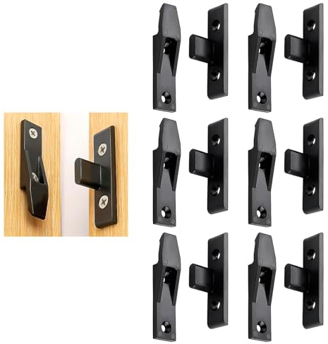 6 paia di clip per zoccolo, clip di fissaggio per pannelli da bagno, termosifoni, raccordi di fissaggio a pressione per mobili, kit di staffe rapide per armadi da cucina, armadi, tavoli e letti