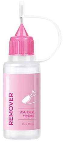 Solvente Colla Unghie Solvente Base e Top Coat Gel | Rimuovi Unghie Finte per Donne, Giovani, Manicure Casa, Servizio Salone, Sposa, Pedicure, Occasioni Speciali, Design