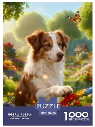 Puzzle Berger Australien 1000 Pièces pour Adultes Et Enfants, Jeu D'Intelligence, Casse-tête Buisson Fleuri, Décoration Intérieure, Cadeau Anniversaire 38x26cm/1000pcs