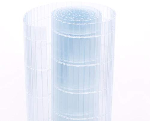 bambus-discount.com Kunststoff Sichtschutz Sunshine lichtdurchlässig 180 x 300cm - PVC Sichtschutzmatte Balkonverkleidung Kunststoffmatte halbtransparent 1,8m x 3m