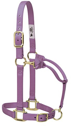 Weaver Leather Original Verstellbares Nylon-Pferdehalfter, Jährling, Lavender