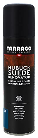 Tarrago Nubuck Suede Renovator 250 ml | Spray Impermeabilizante | Renovador para Zapatos, Bolsos, Textil, Ante y Nubuck | Waterproof - Agua y Lluvia ((58) Azul Azafata)