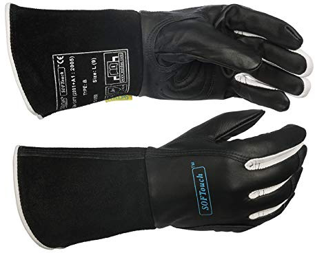 WELDAS SOFTouch 10-1050 Schwei?handschuhe, hoher Komfort und alle Schwei?anwendungen TIG, MIG, MMA, alle Gr??en (10,5 (XXL))