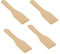 Raclette Scraper Wooden Raclette Spatula Wood Kitchen Utensils for Non-Stick Pans,Cheese Grills,Gourmet Boards,Frying Pans,Fondue,4 pcs/Set