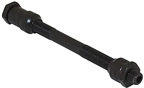 cyclingcolors fahrrad hohl achse schwarz 9mm x 108mm mit Konus und Sechskantmutter VORDERACHSE Vorderrad rennrad MTB