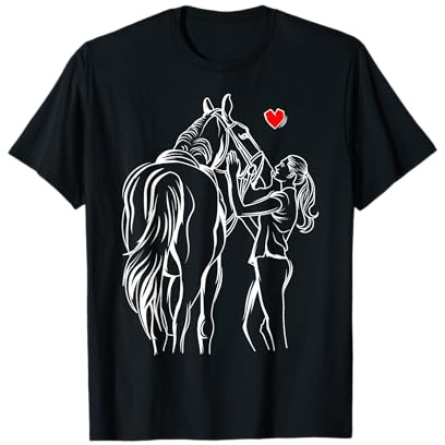 Horse Girl Love Rider Horse Lover T-Shirt