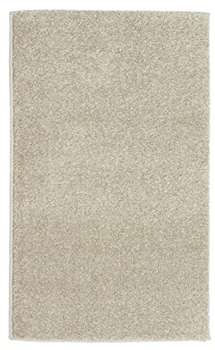 Astra Wohnzimmerteppich hochwertig- Pflegeleichte Teppiche für Wohnzimmer, Schlafzimmer, Arbeitszimmer - Samoa Uni Beige 140x200 cm