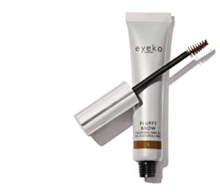 Eyeko Fluffy Brow Volumising Fibre Gel - Taupe Brown 2 | 16 hours long-wear Volumising Vegan Brow Gel