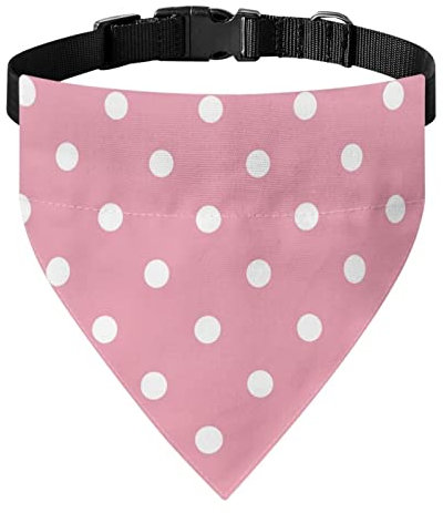 COEQINE Hundehalstücher mit pinkem Stil, niedliches Haustierhalstuch für den Sommer, Halsband, Hundeschal mit Haken, rutschfest