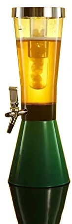 Dispensador de Torre de Cerveza Dispensador de torre de cerveza de 3 litros con grifo Dispensador de cerveza de raíz de barril de cerveza comercial con carámbano extraíble Torre Cerveza/Dispensador Be