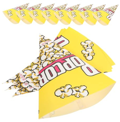 Gatuida 100 Stück Popcorn-Beutel Popcorn-Pappbecher Papier-Popcorn-Aufbewahrung Süße Tüten Süßigkeitenbehälter Für Geschenke Popcorn-Tüten Für Partys Papier-Popcorn-Behälter
