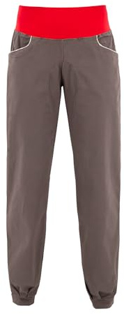Café Kraft Trinity - Pantalones de escalada para mujer, Lava Smoke, S