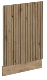 Vicco Panel Frontal R-Line, Roble Artesanal, 45 cm sin encimera, para combinación Libre Dentro de Sistemas de Cocina modulares