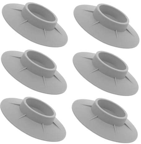 Angoily 6stücke Waschmaschinenpads Aus Gummi Zur Reduzierung Von Geräuschen Und Vibrationen Fußstützen Für Waschmaschinen Und Trockner Zur Verbesserung Der Stabilität Schutz Des Bodens