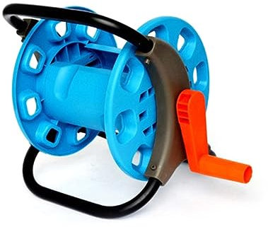 IWOWHERO 25m Gartenschlauchwagen Wasserschlauchaufroller Schlauchaufbewahrungsgestell Wasseraufbewahrungshalter Gartenschlauchaufroller Für Schlauch Aus Strapazierfähigem Pe-kunststoff Kupf
