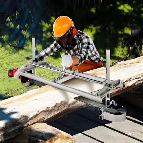 Scie à ChaîNe De 22 Pouces,Scierie De Coupe De Bois De Bricolage,Fraiseuse à Grumes Pratique,Kit De Scie à ChaîNe,Compatible Avec La Coupe De 12 à 34 Pouces,Peut Couper Du ChêNe,Du CèDre,