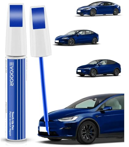 EVOOOR (PPSB Deep Blue Metallic retoque de pintura de automóviles, reparación de arañazos para Tesla Model 3/Y/S/X, Rápido y fácil solución de reparación