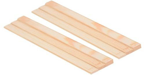 Baoblaze 6 Strisce di misurazione in Legno per mattarello, Guide per la Produzione di tagliatelle, Artigianato per Lo Spessore, Artigianato Quotidiano in