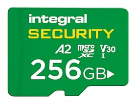 Integral 256GB High Endurance microSD Card for CCTV, Dash Cam & Security Cameras, 4K Video| Up to 48,000 Hours Continuous Recording
