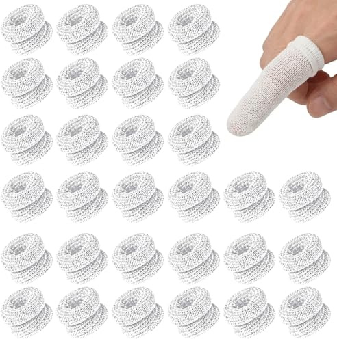 30 Pcs Finger Bandage - Tubular Plasters, Cots & Splints for Injury Protection, Sports & Manual Work