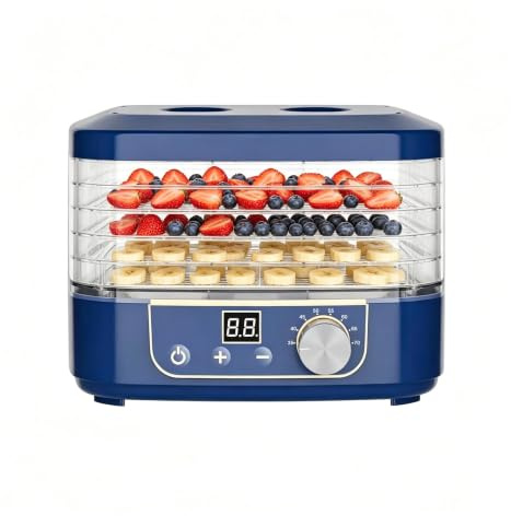 2026 NEW Freeze Dryer Machine for Home for Candy&Snacks,Freeze Dried Machine for Candy,with Adjustable Temperature&24H Timer,Food Dehydrator Machine for Candy,Mini Food Dryer (Blue)