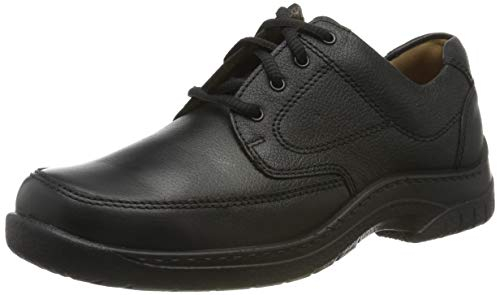 Jomos Feetback Herren Derby Schnürhalbschuhe, Schwarz (Schwarz), 49