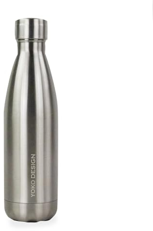 Yoko Design - BOUTEILLE ISOTHERME BRILLANT 500 ML SILVER