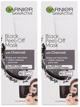 Black Peel Off Facial Mask With Charcoal 1.7 fl oz (Pack of 2)