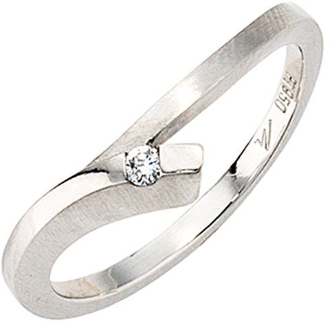 Jobo Damen-Ring aus 950 Platin mit Diamant Größe 52